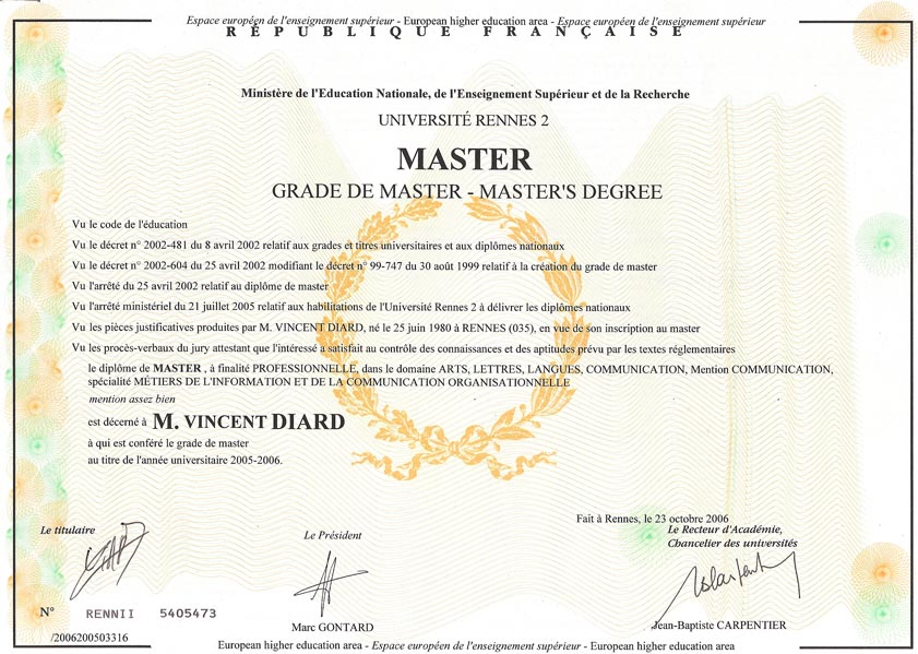 2002  licence et master infocom
